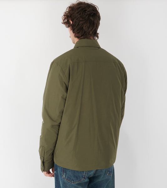 Vigeon Down Shirt Jacket Olive Green