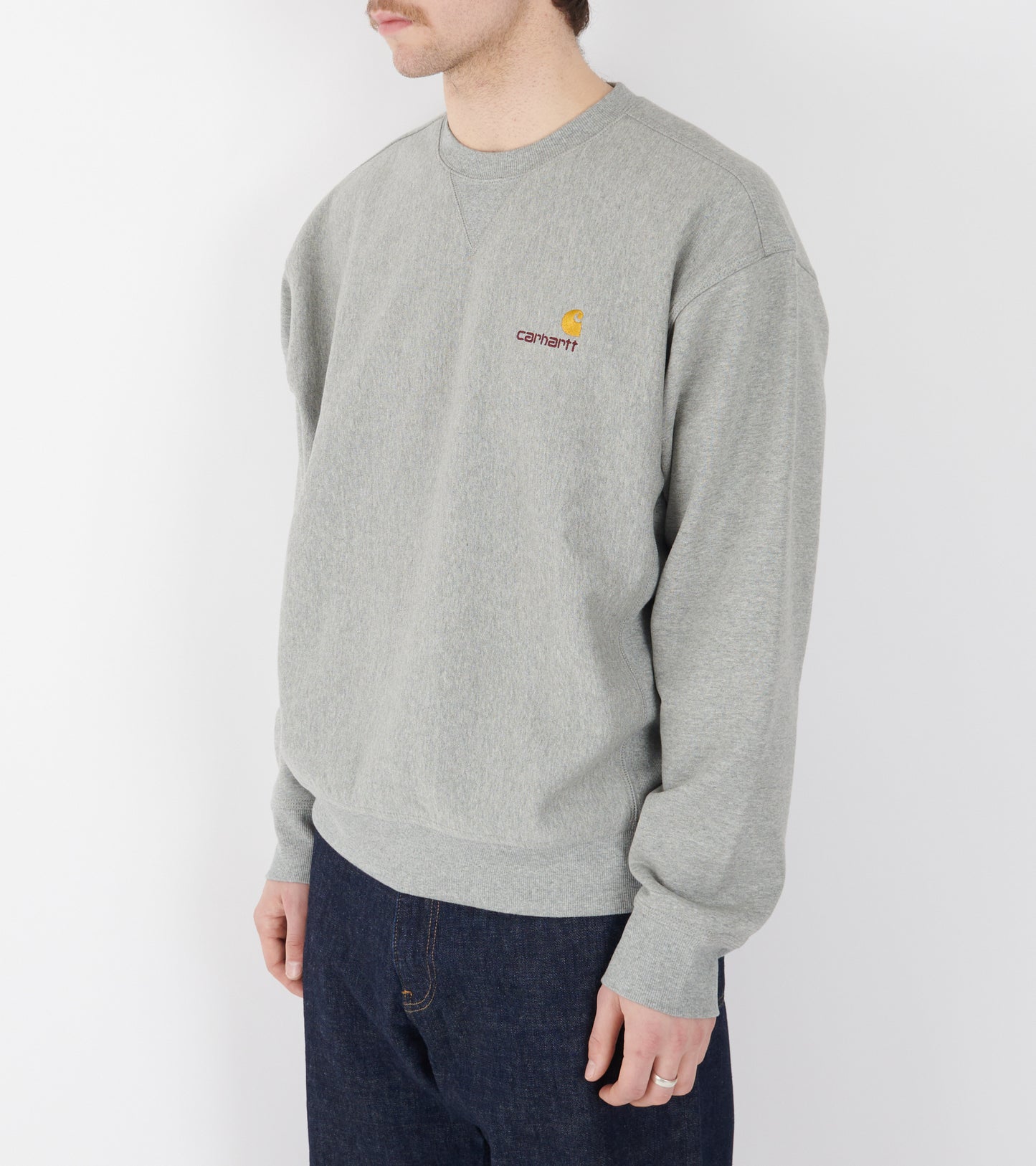 American Script Sweat Grey Heather
