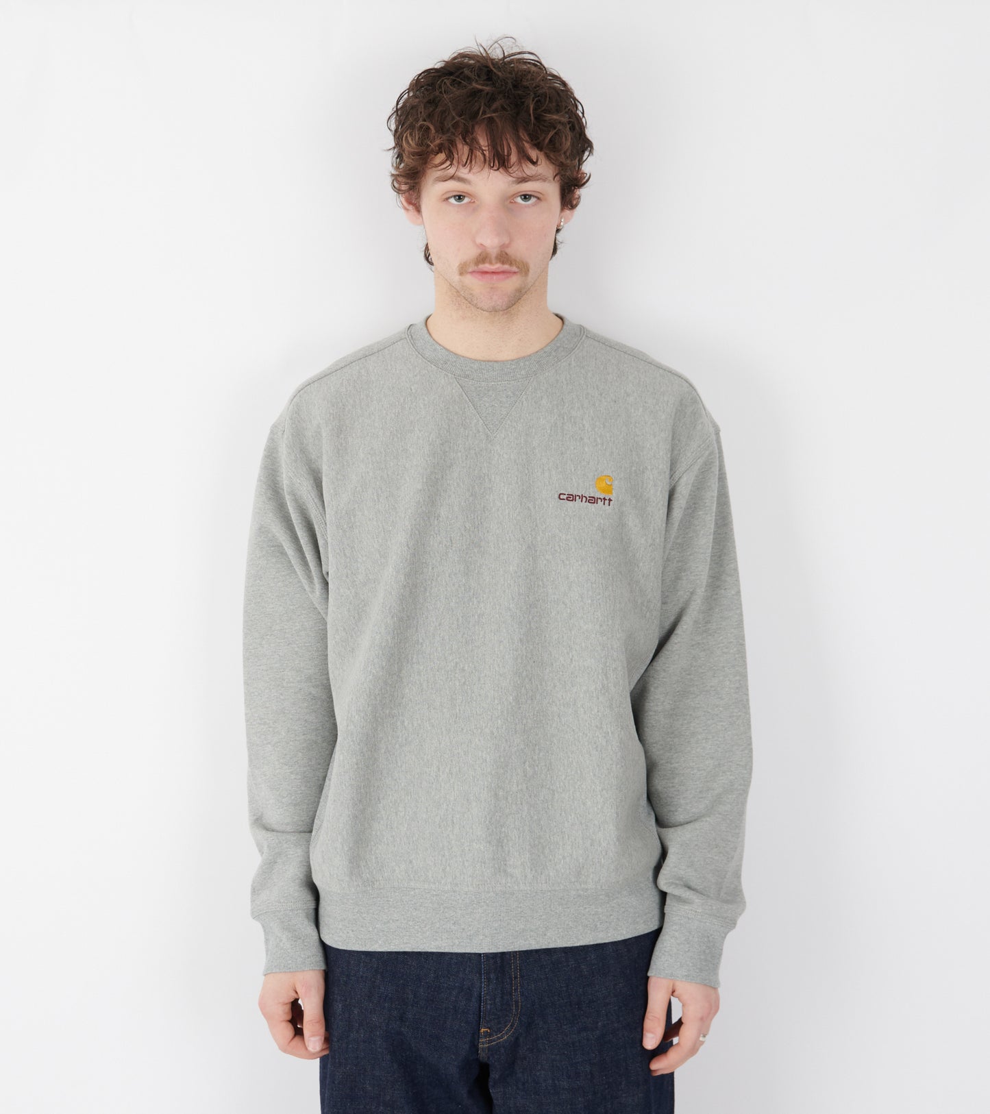 American Script Sweat Grey Heather