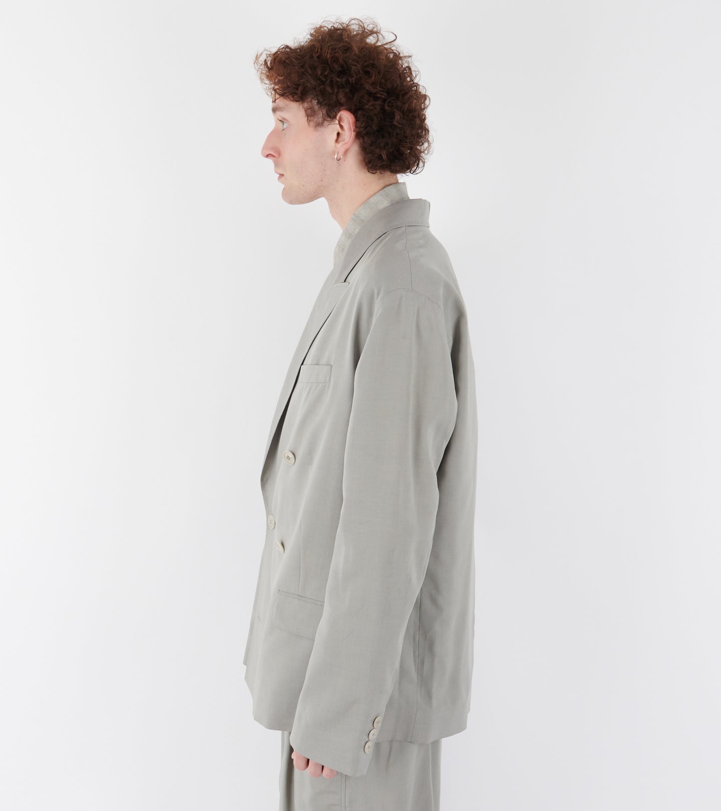 Halt Blazer Willow Grey Softlow Tencel