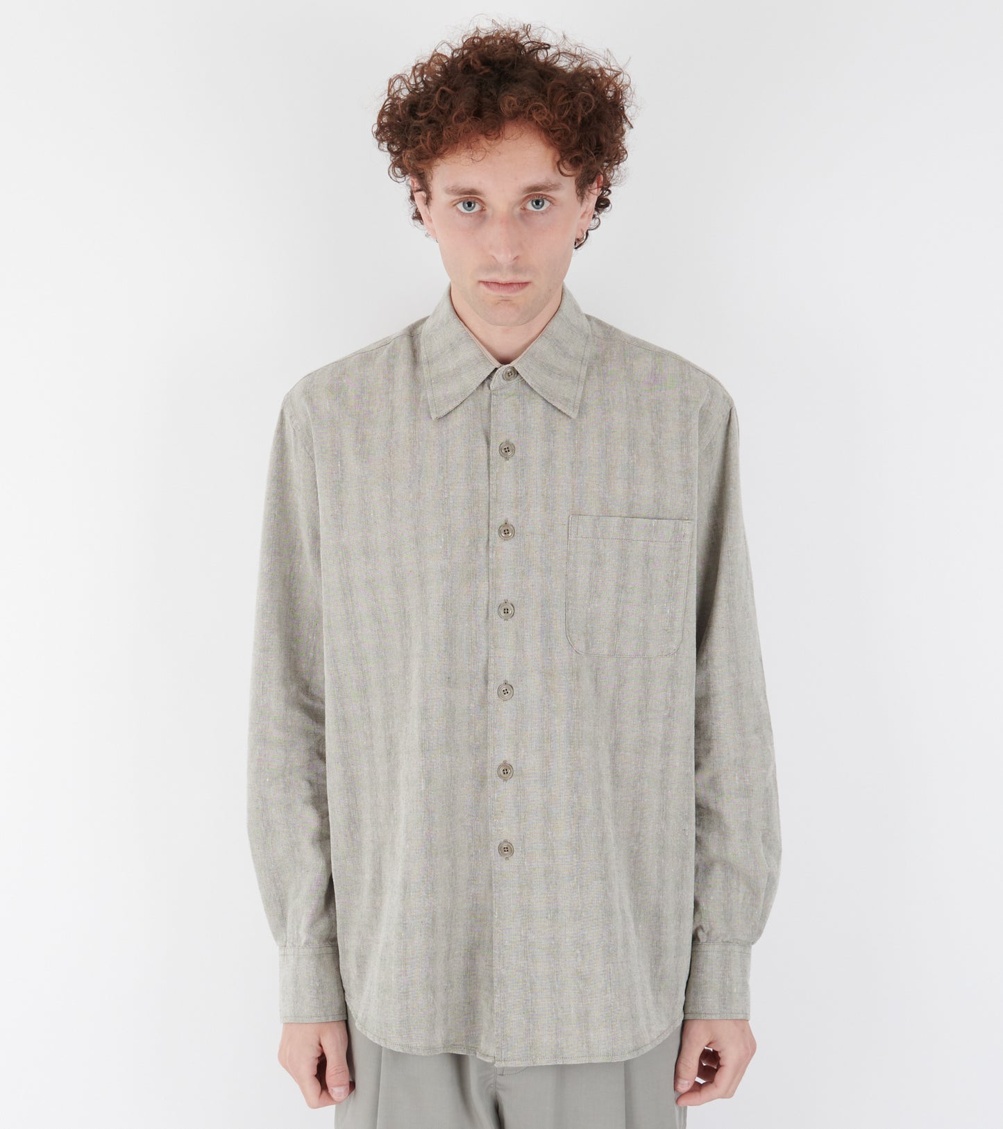 Above Shirt Sage Trail Check Dryline Weave