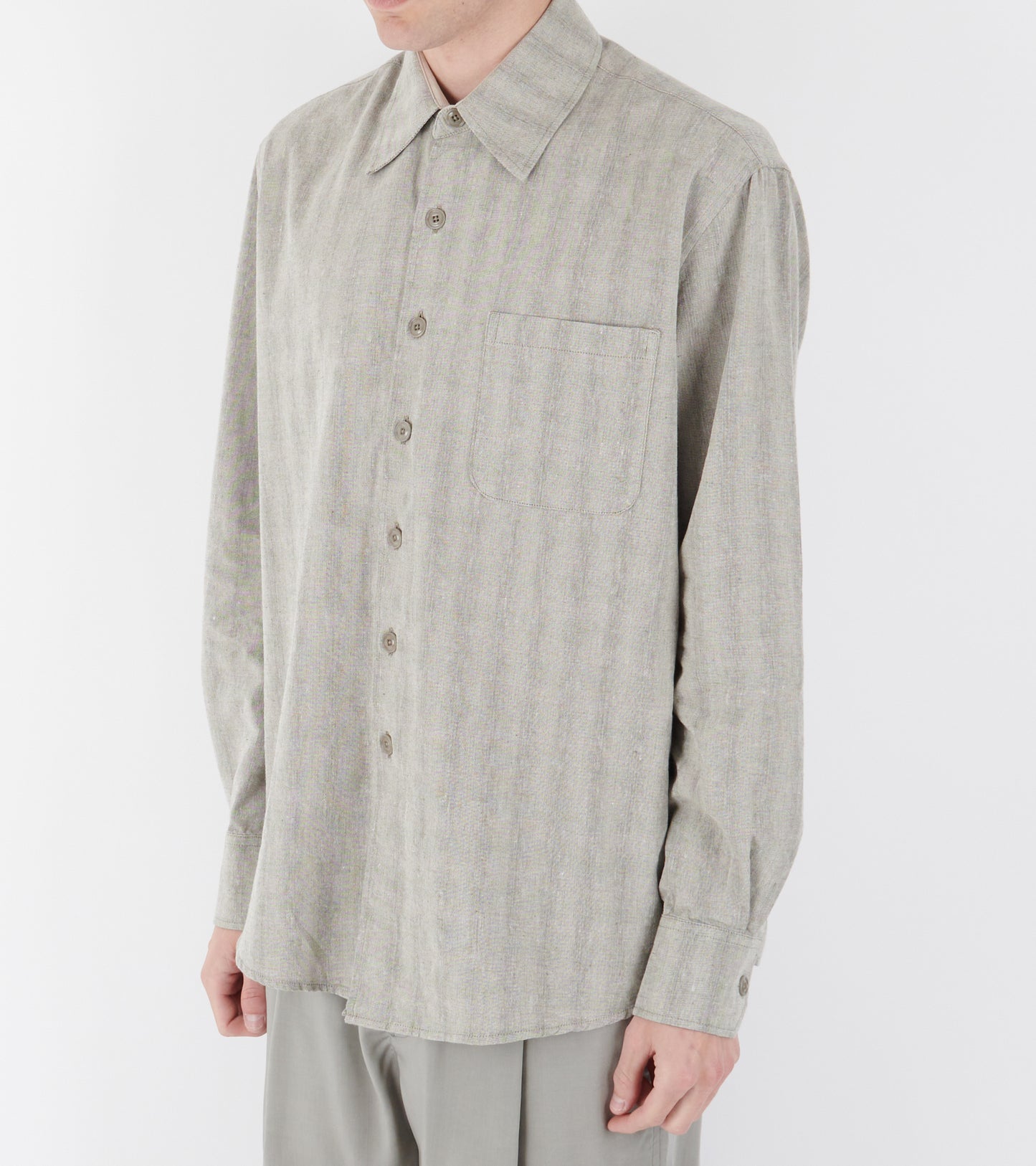 Above Shirt Sage Trail Check Dryline Weave