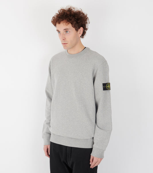 Patch Sweatshirt Grey Melange