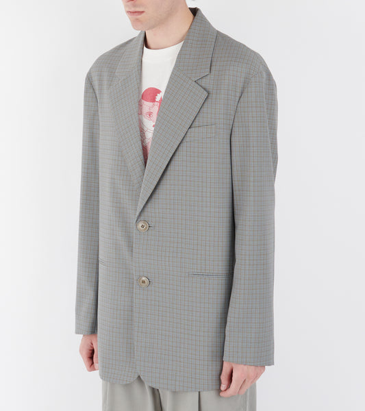 Industry Blazer Frosted Moss Check Nexwool