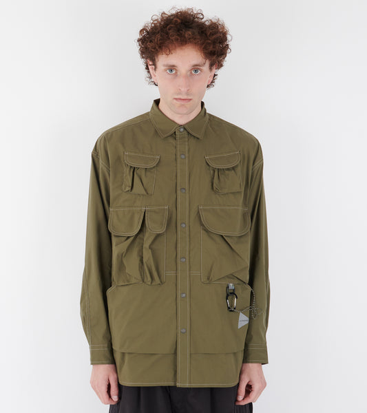 Multi Pocket L/S Shirt Olive
