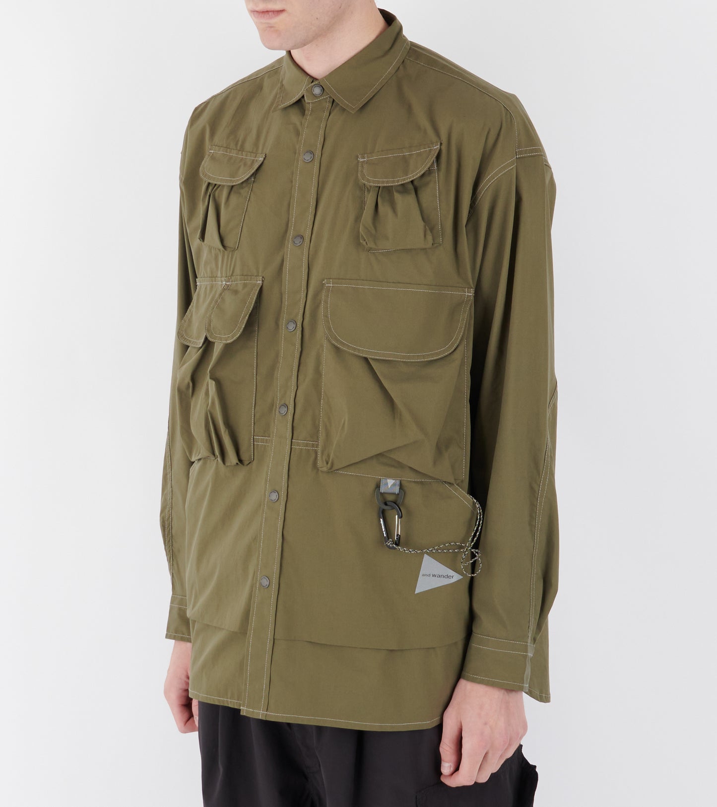 Multi Pocket L/S Shirt Olive