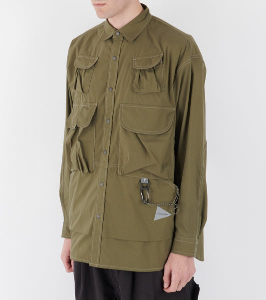 Multi Pocket L/S Shirt Olive