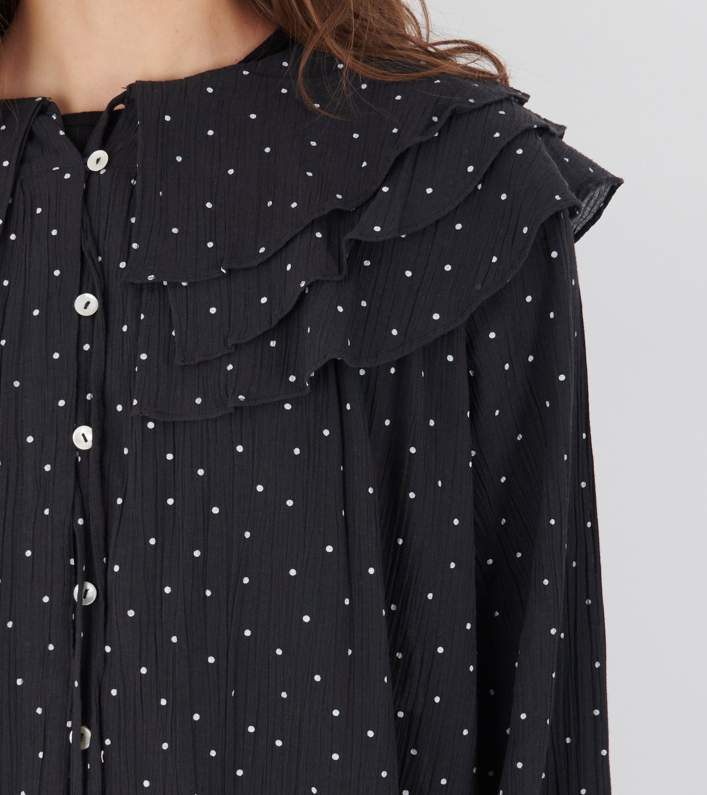 Lilou Dress Black/White Dot