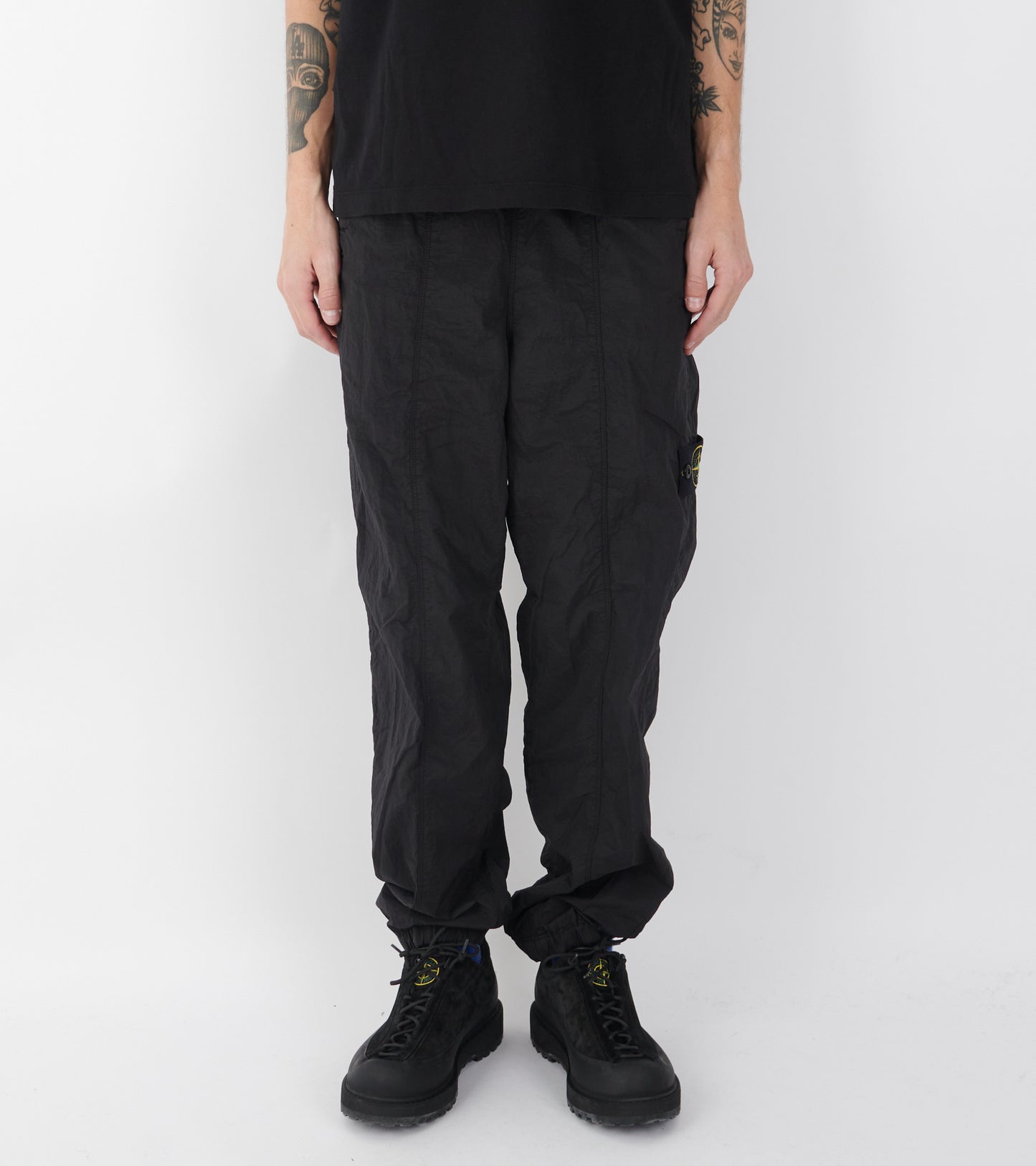 Econyl Nylon Track Pants Black