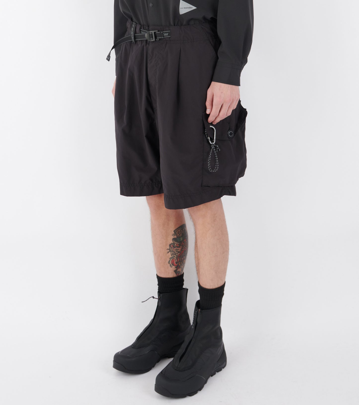 Oversized Cargo Shorts Black
