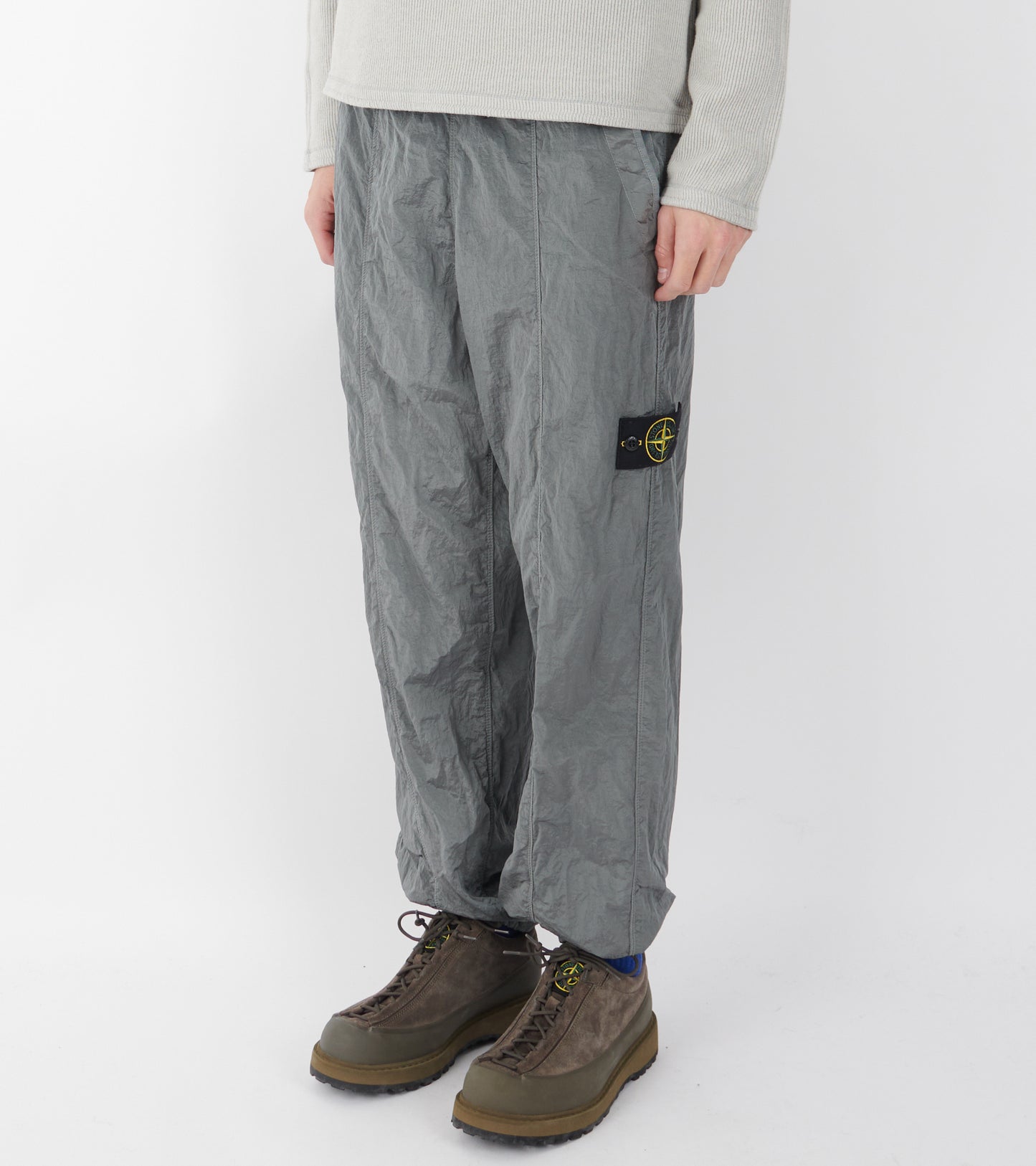 Econyl Nylon Track Pants Grey