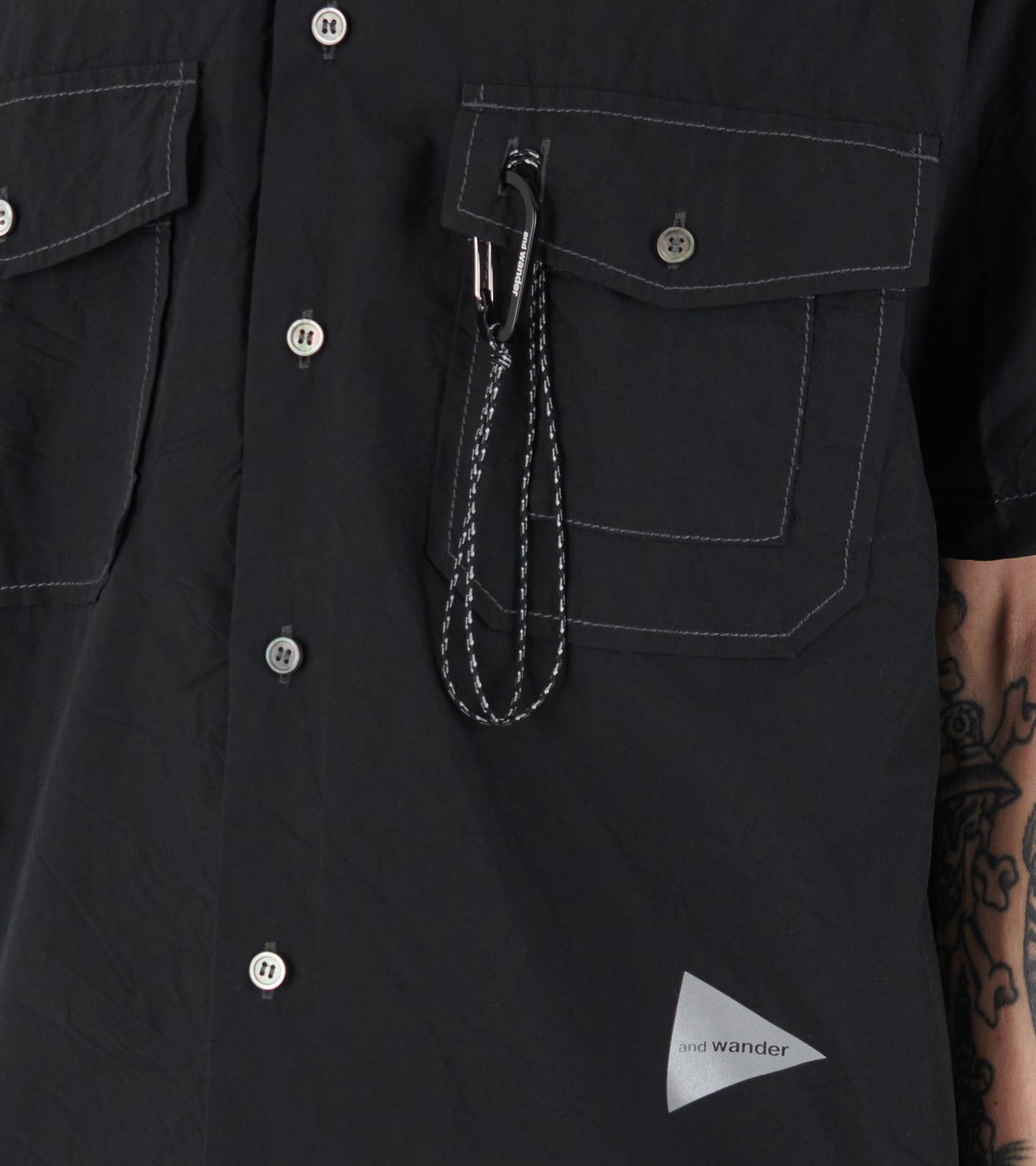 Cordura Typewriter S/S Shirt Black