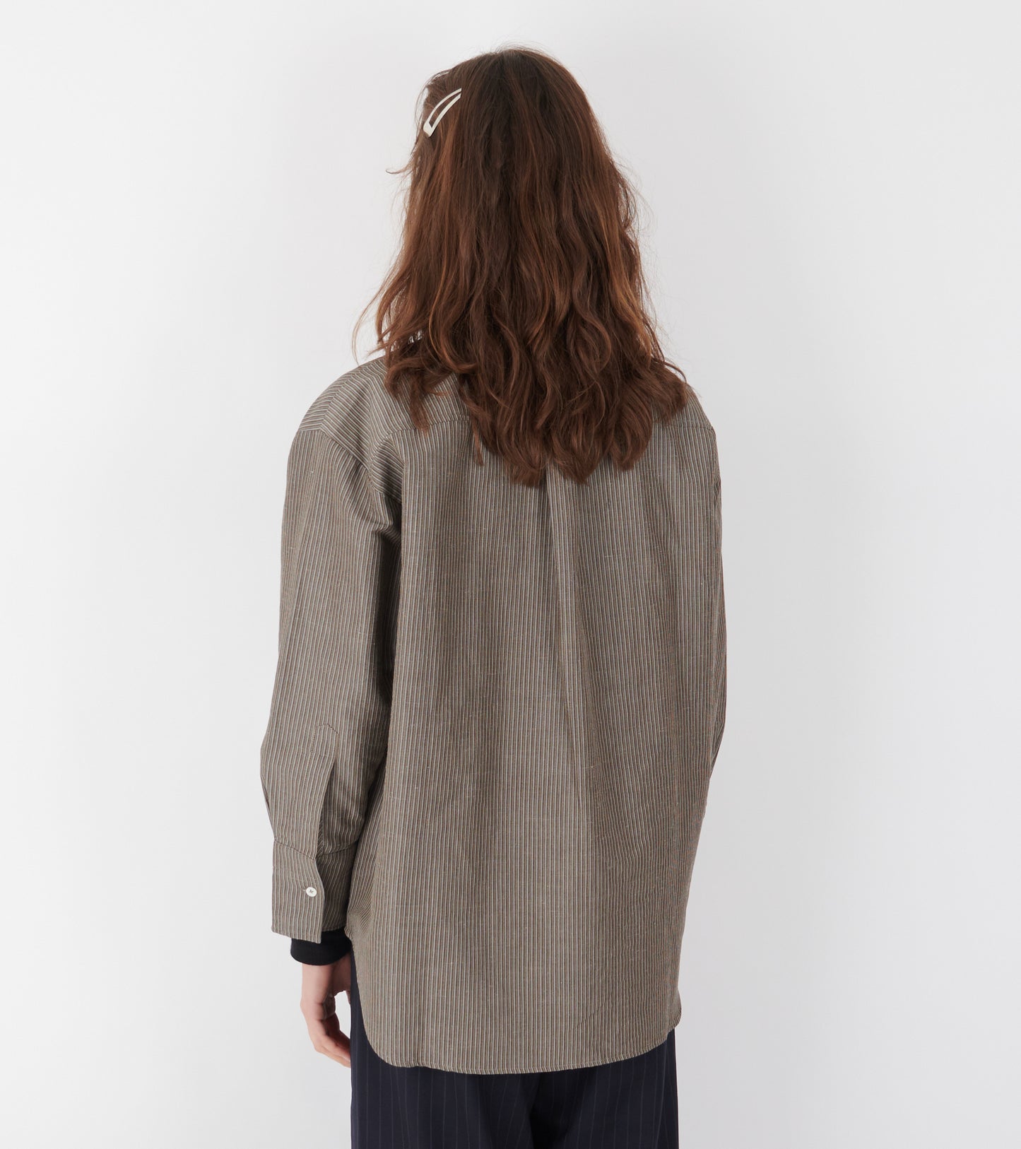 Margit Shirt Grey Stripe