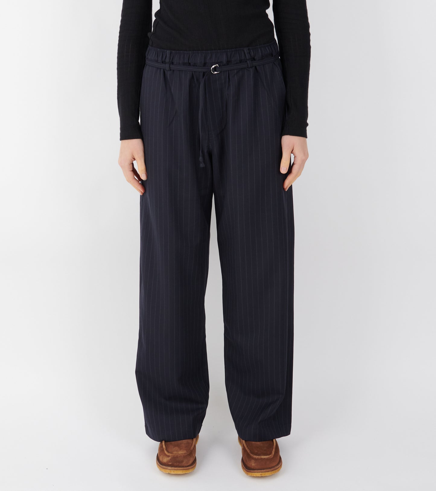 Ingrid Pant Navy Pinstripe
