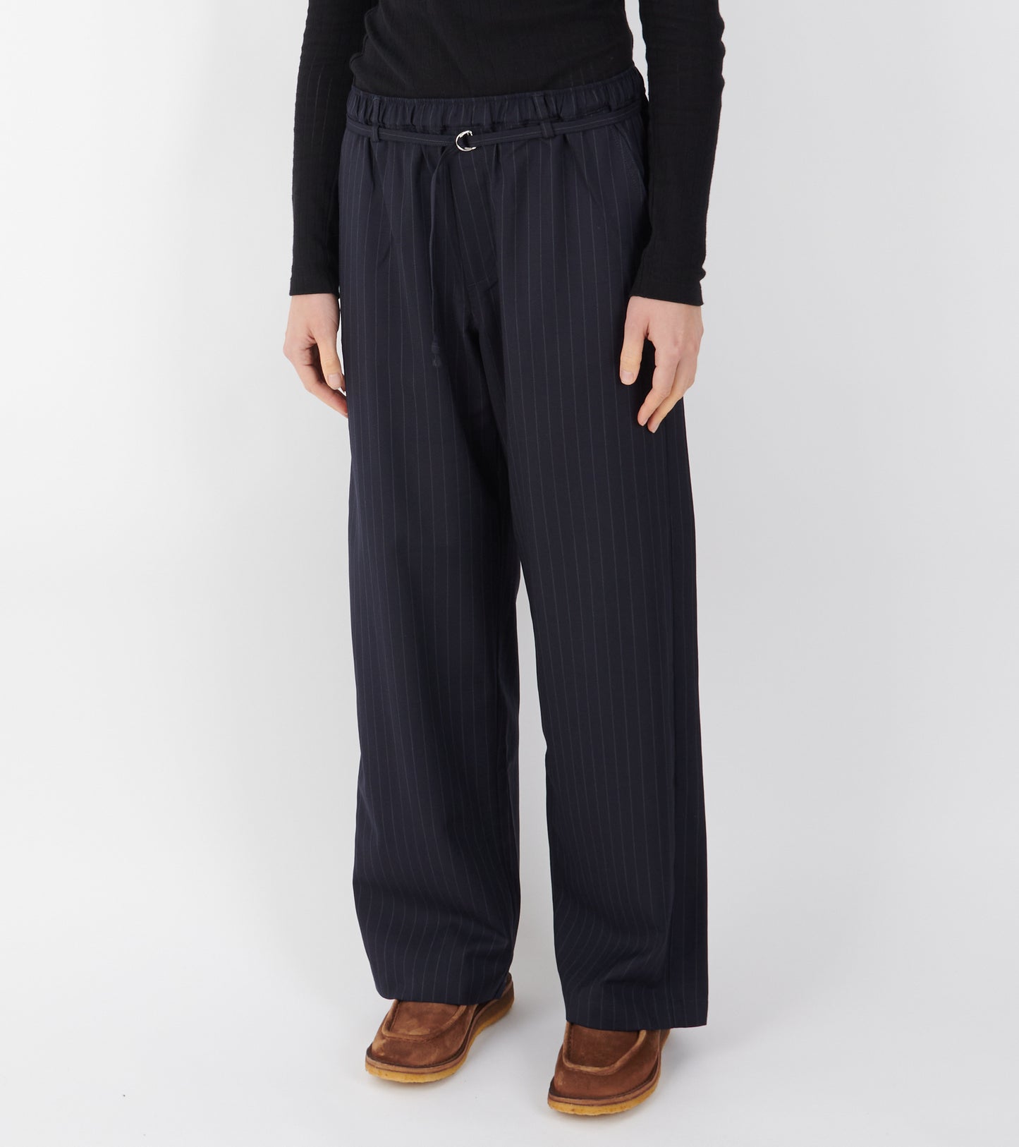Ingrid Pant Navy Pinstripe