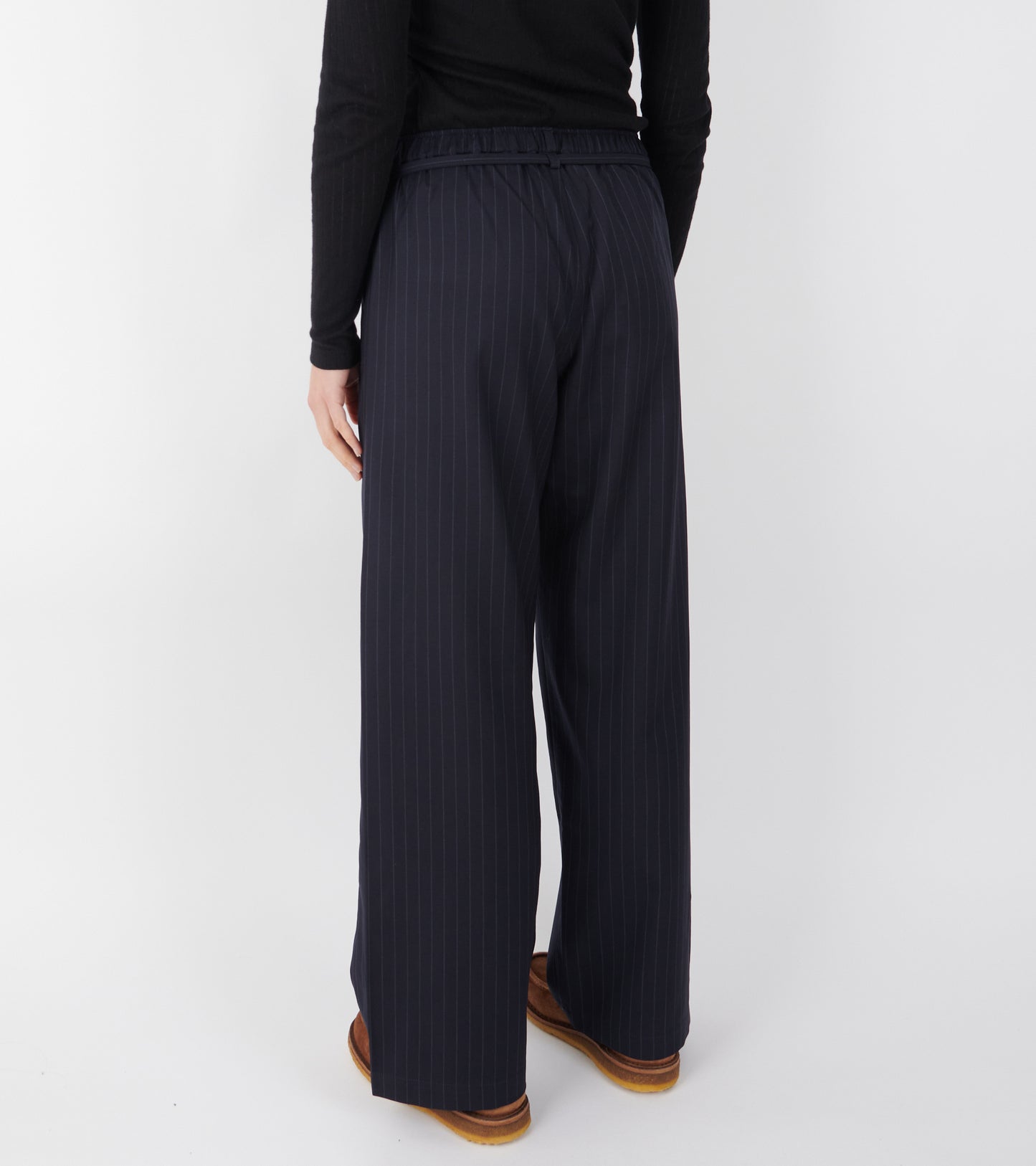 Ingrid Pant Navy Pinstripe