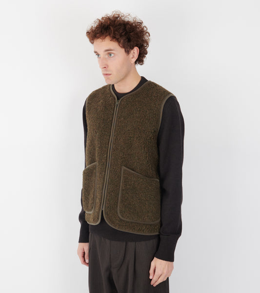 Zip Vest Khaki