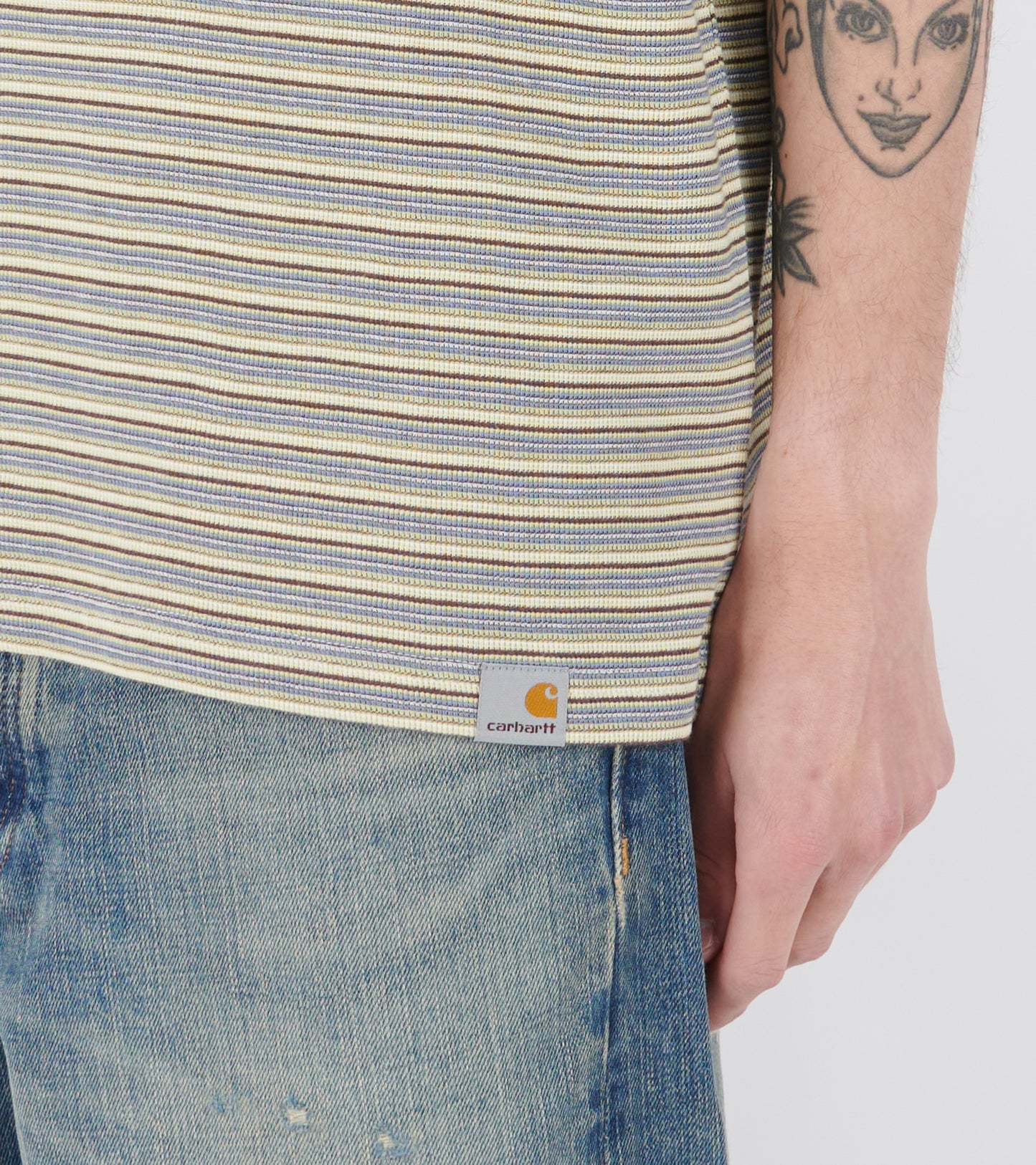 S/S Dion Stripe Polo Wax