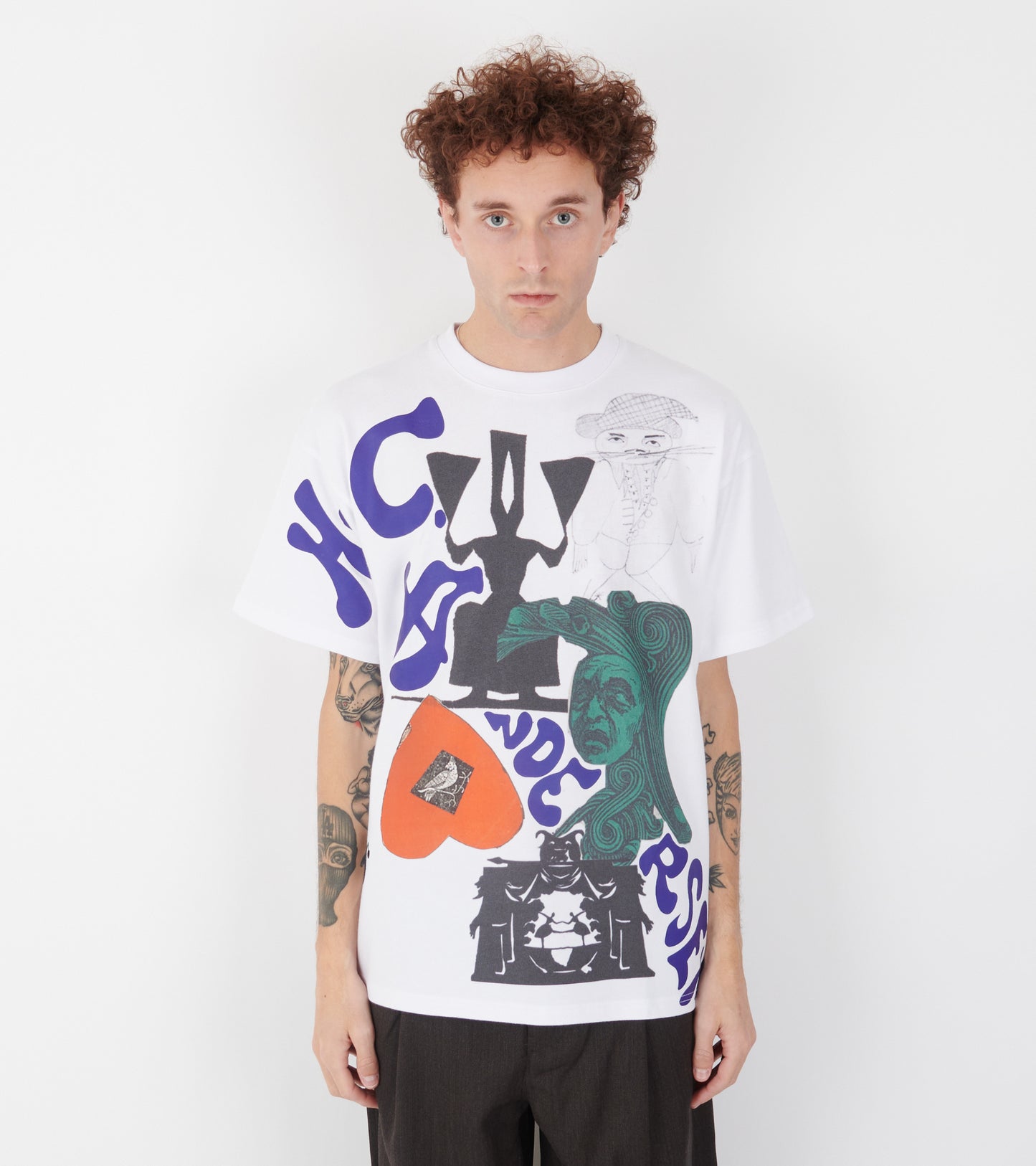 H.C. Andersen X Le Fix T-shirt No. 5 White