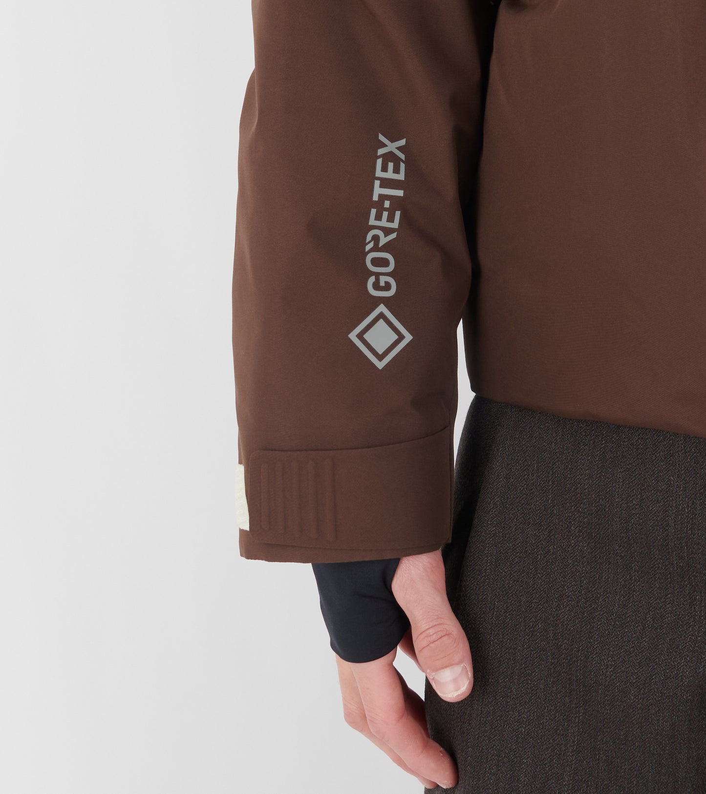 Balmhorn Hooded Gore-tex Down Ski Jacket Brown