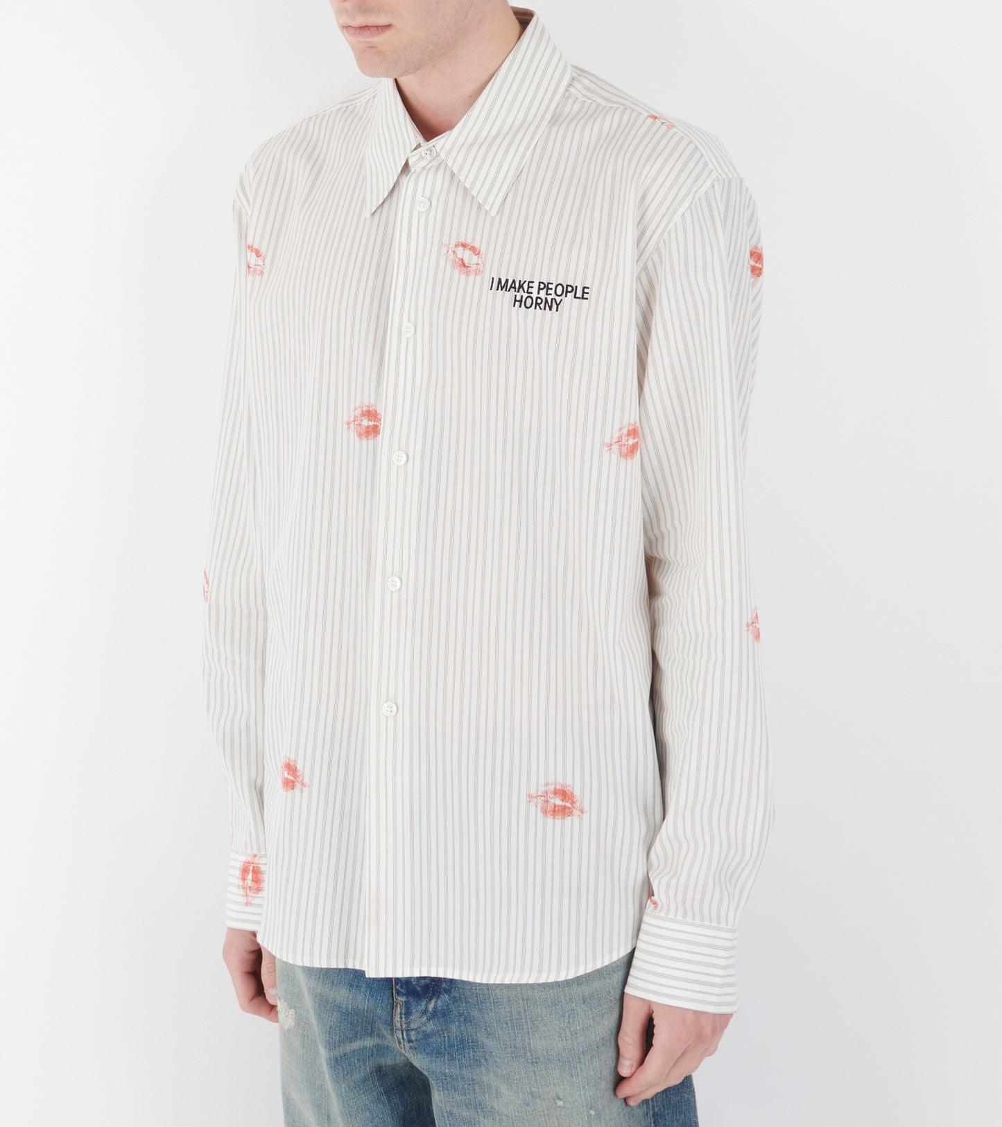 Business Sensual Shirt Stripe