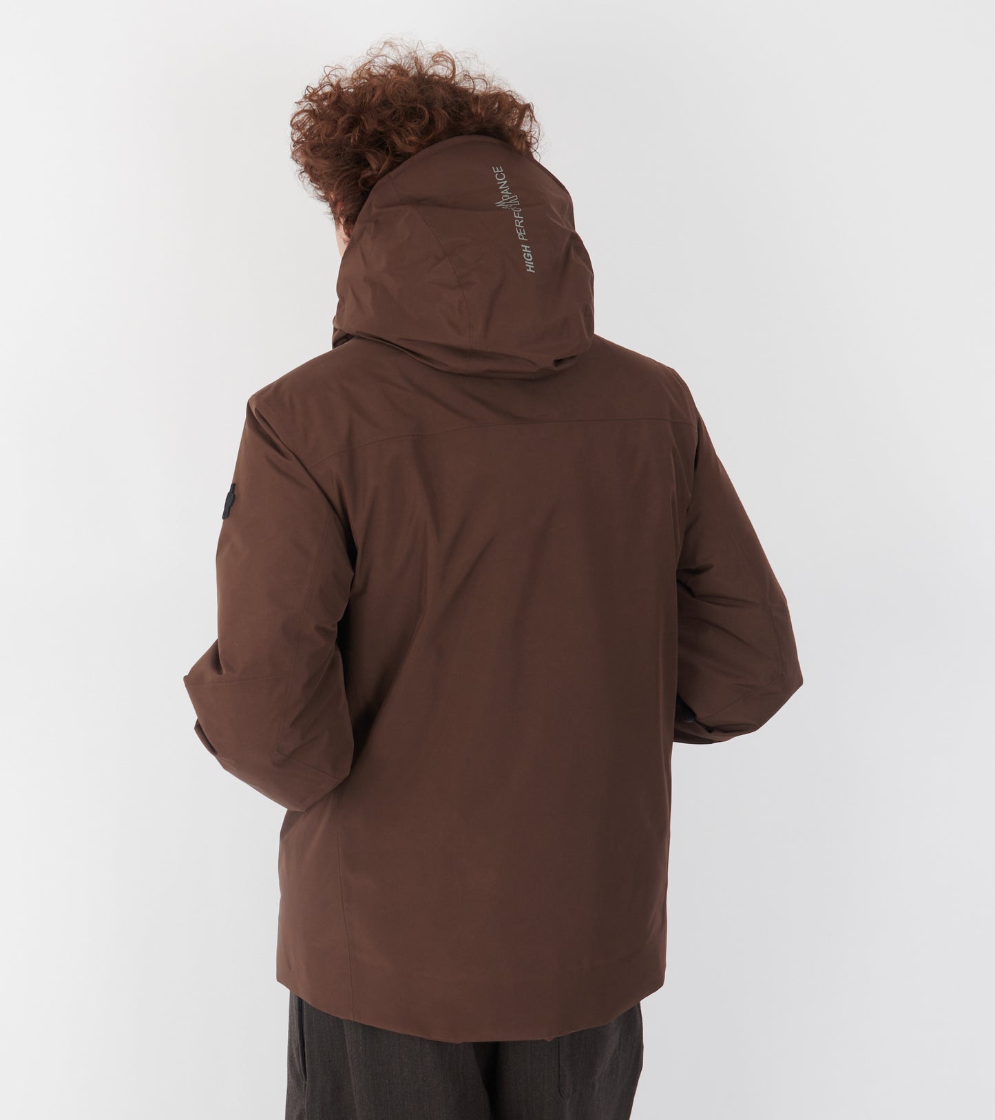 Balmhorn Hooded Gore-tex Down Ski Jacket Brown