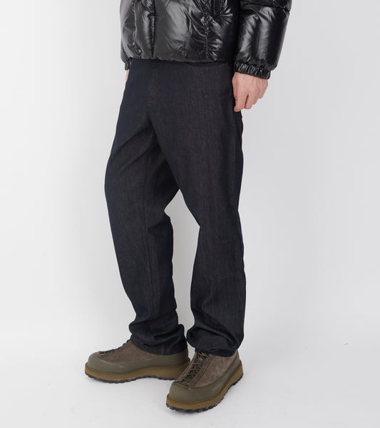 Straight Leg Denim Jeans Denim Blue
