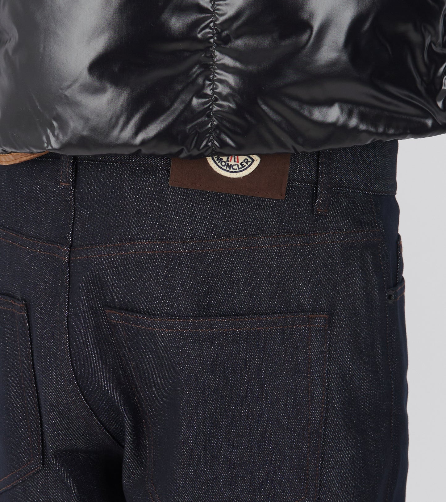 Straight Leg Denim Jeans Denim Blue