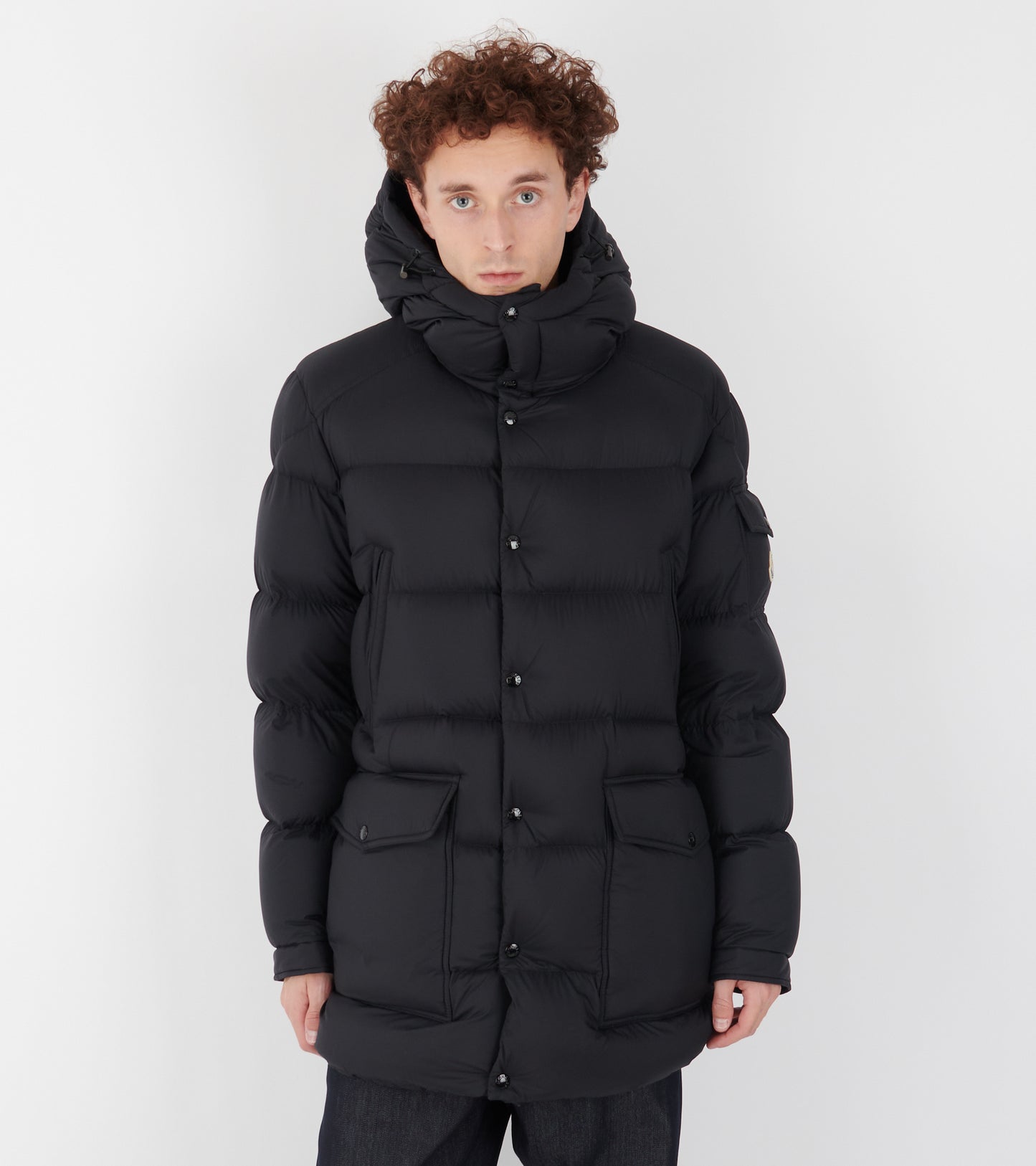 Bretagne Hooded Down Jacket Black