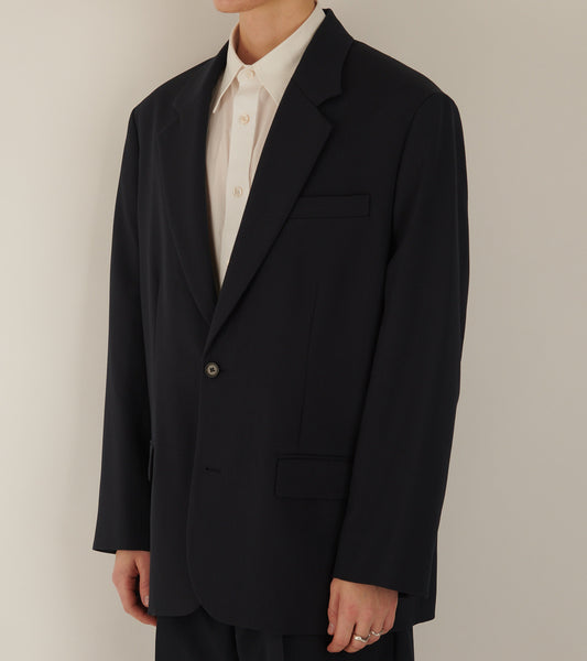 Relaxed Fit Suit Jacket Dark Navy