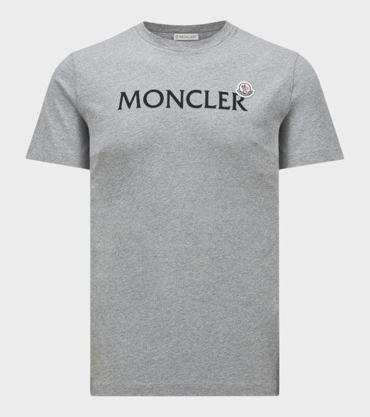 Moncler Flocked Logo T-shirt Grey – Dr. Adams