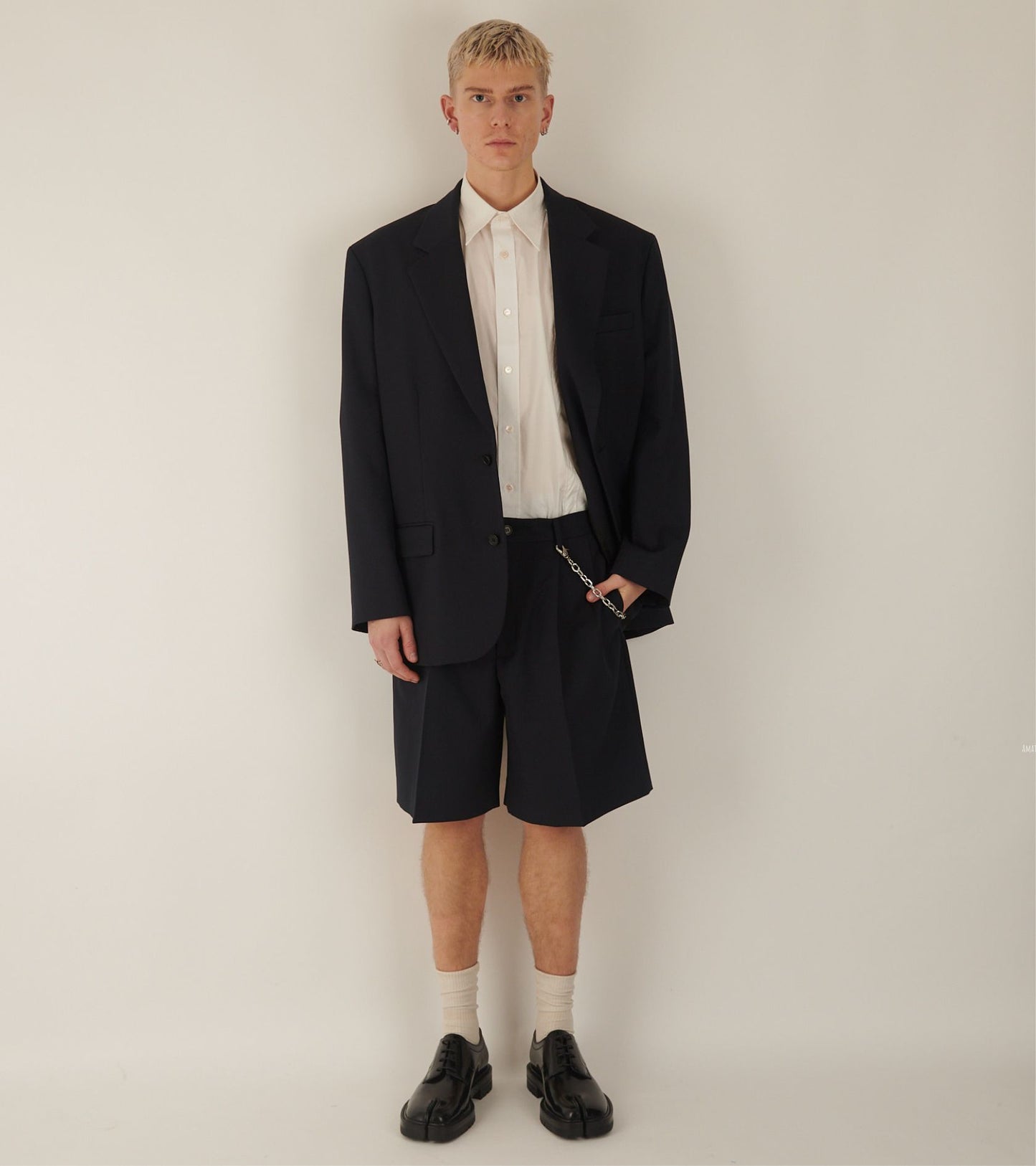 Relaxed Fit Suit Jacket Dark Navy