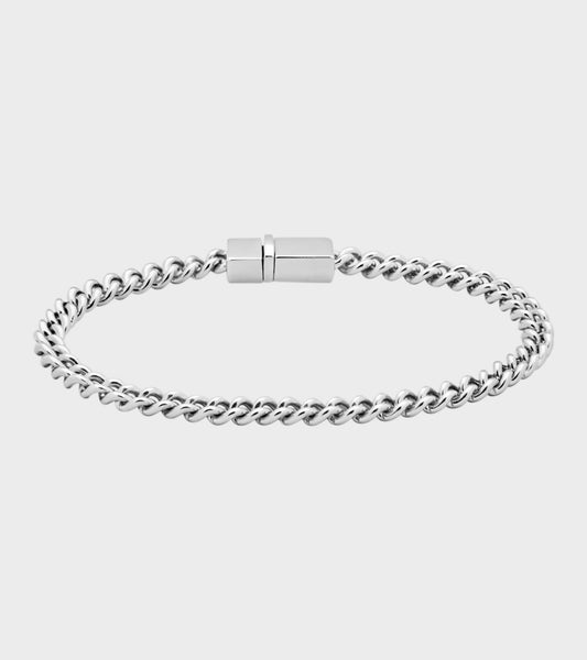 TOMWOOD Curb Bracelet M 7.7inches 19.5cm Tom Wood Rounded Curb