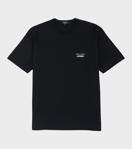 Comme des Garcons Homme Logo T-shirt Black – Dr. Adams
