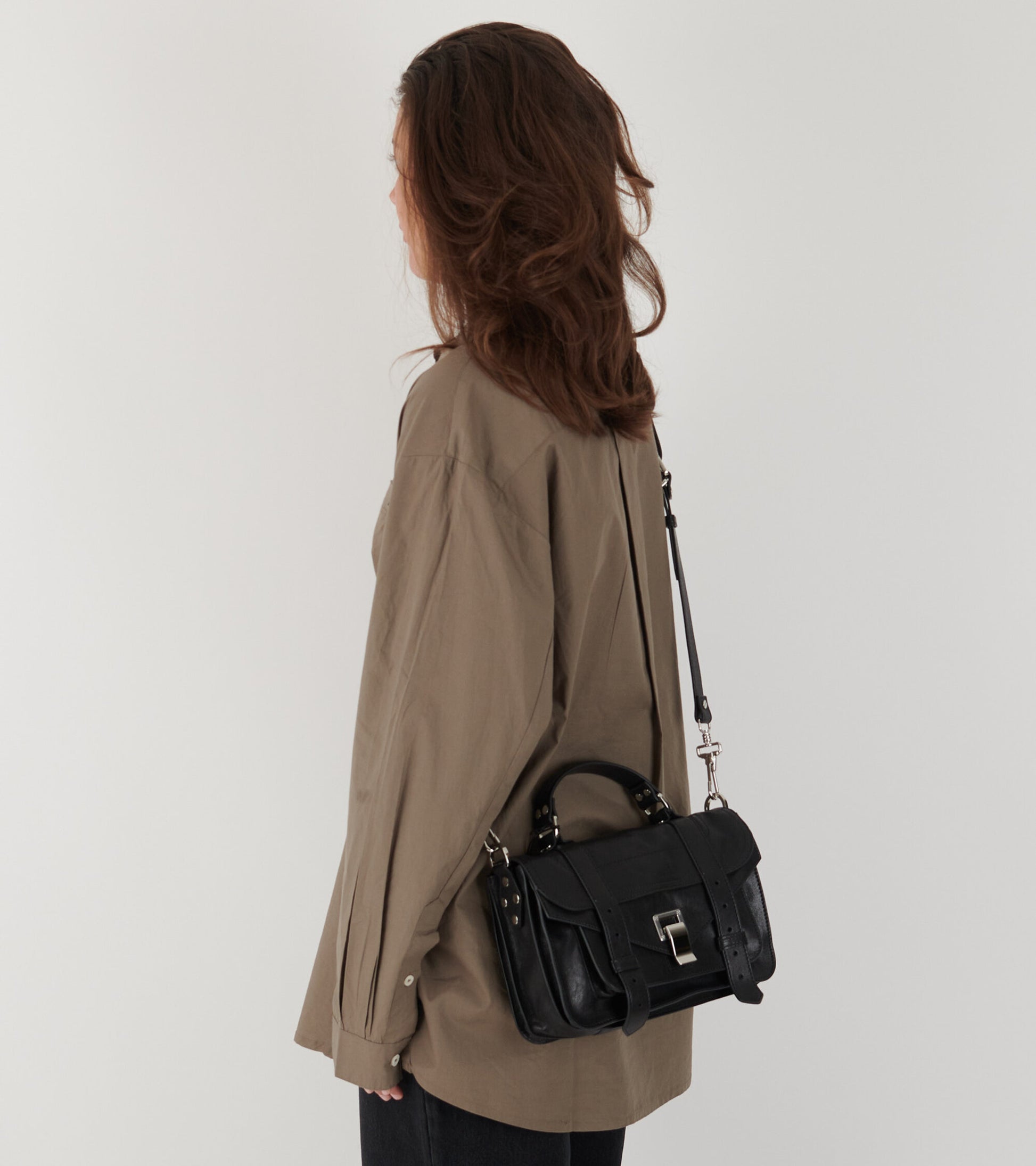 Proenza Schouler Dark Chocolate Ps1 Proenza Schouler Navy PS1 Bag