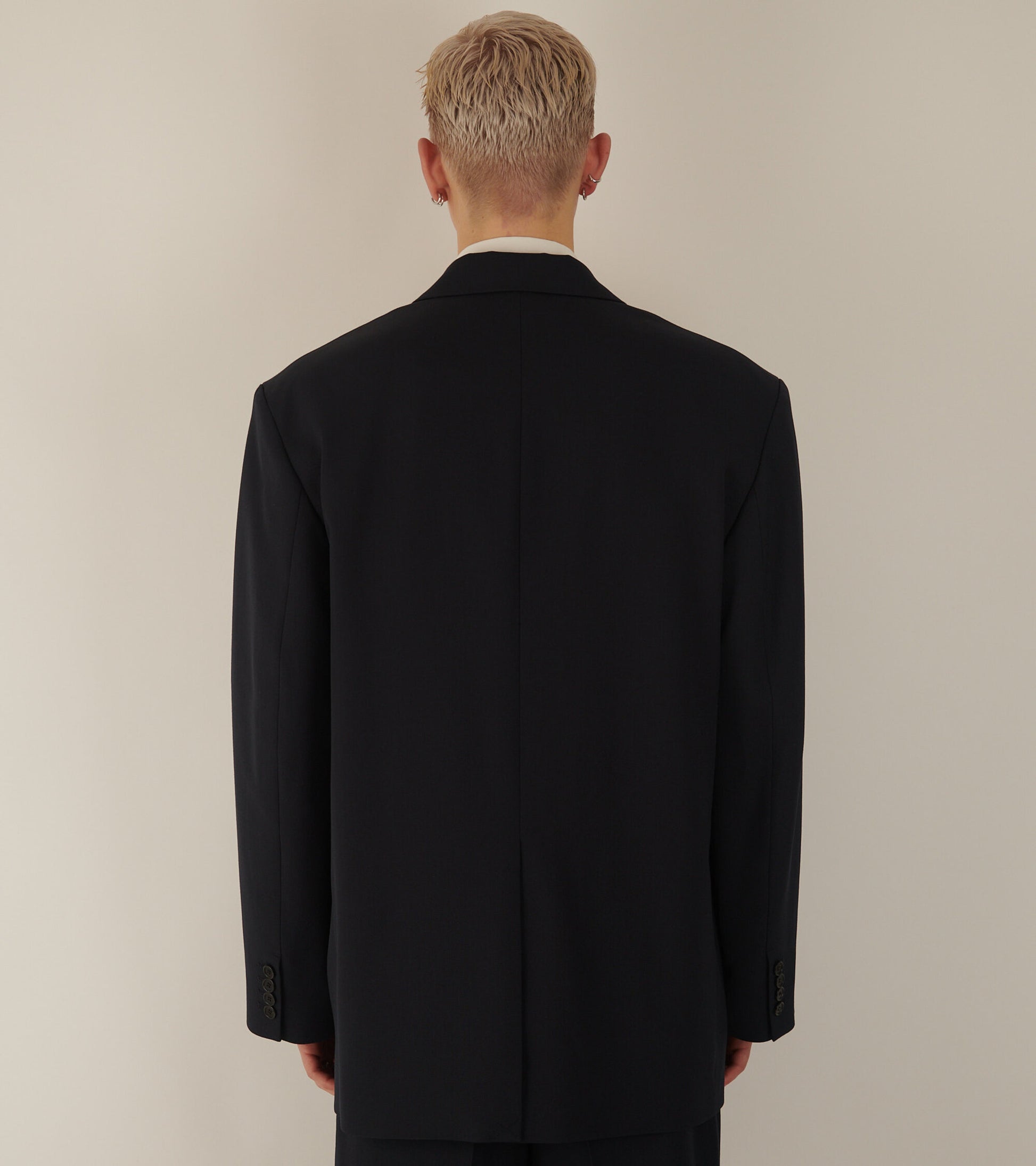 Relaxed Fit Suit Jacket Dark Navy