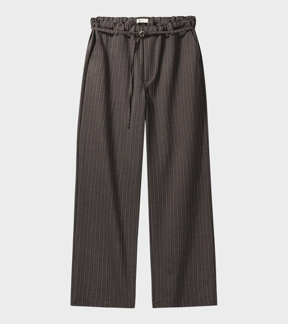 Ingrid Pants Espresso Pinstripes