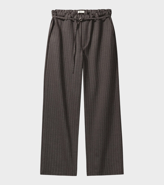 Ingrid Pants Espresso Pinstripes
