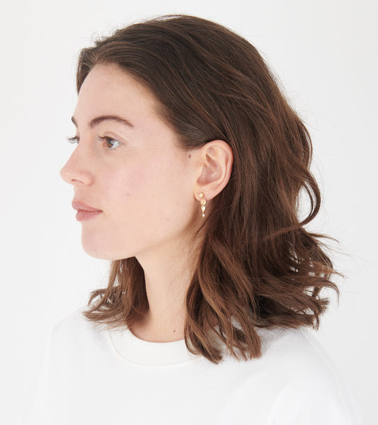 Katrina Earring Cream Riverstone