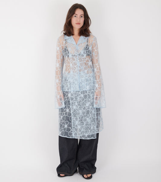 Flora Shirt Ice Blue