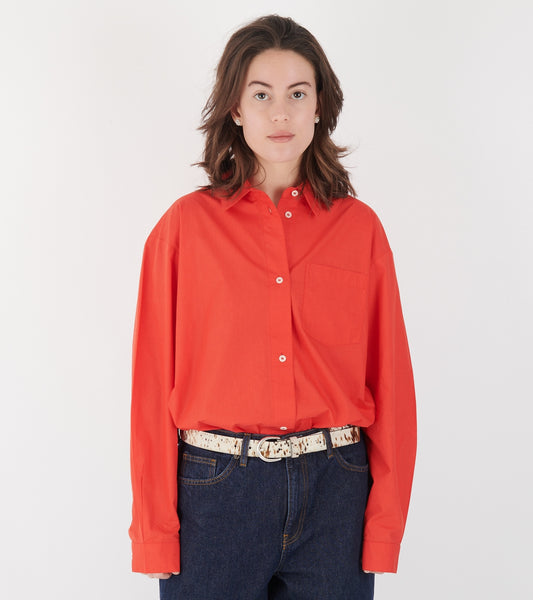 Edgar Shirt Bright Red