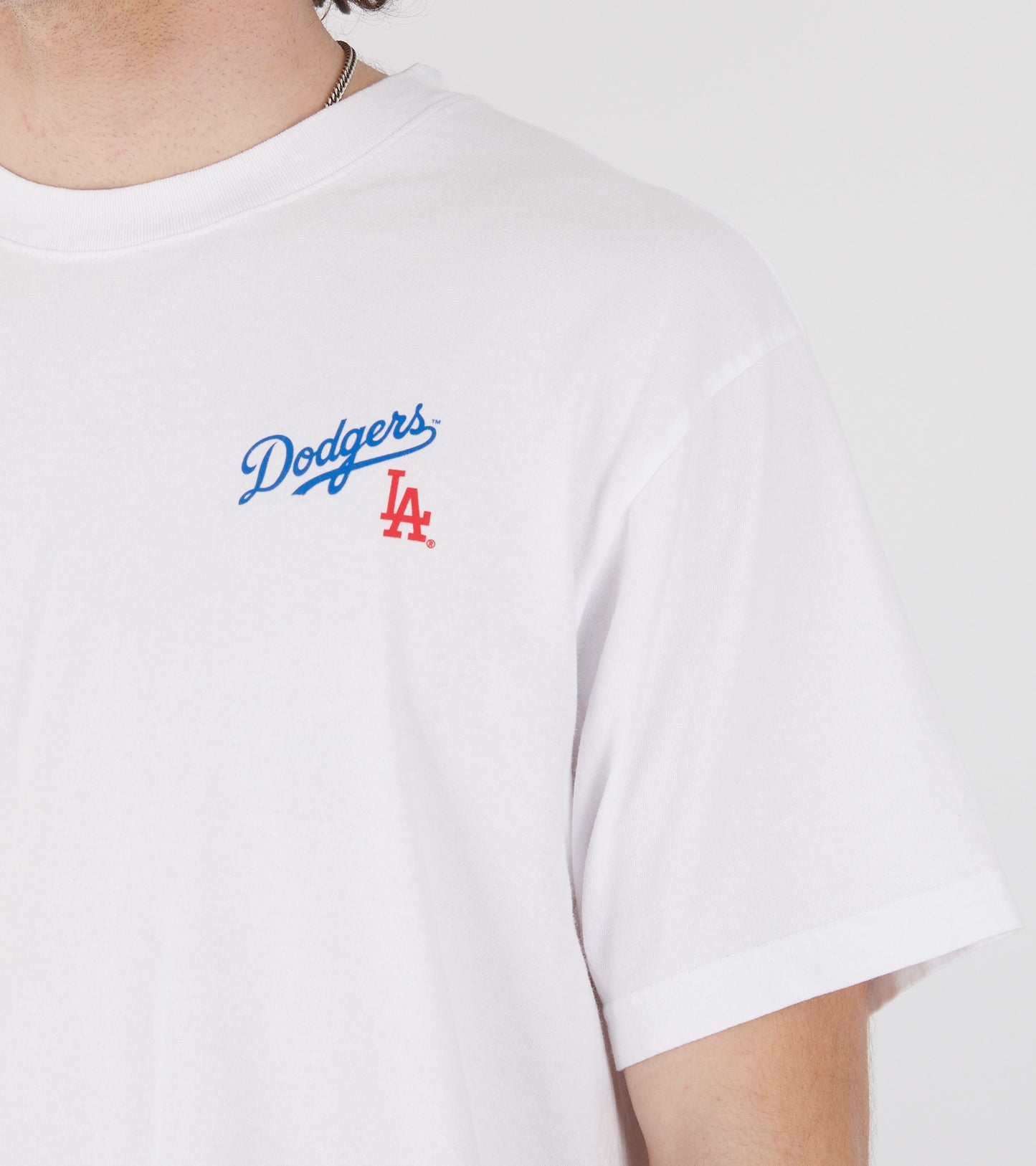 Dodgers Serif T-shirt White/Team Blue