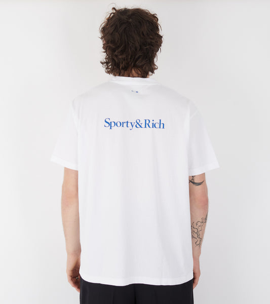 Dodgers Serif T-shirt White/Team Blue