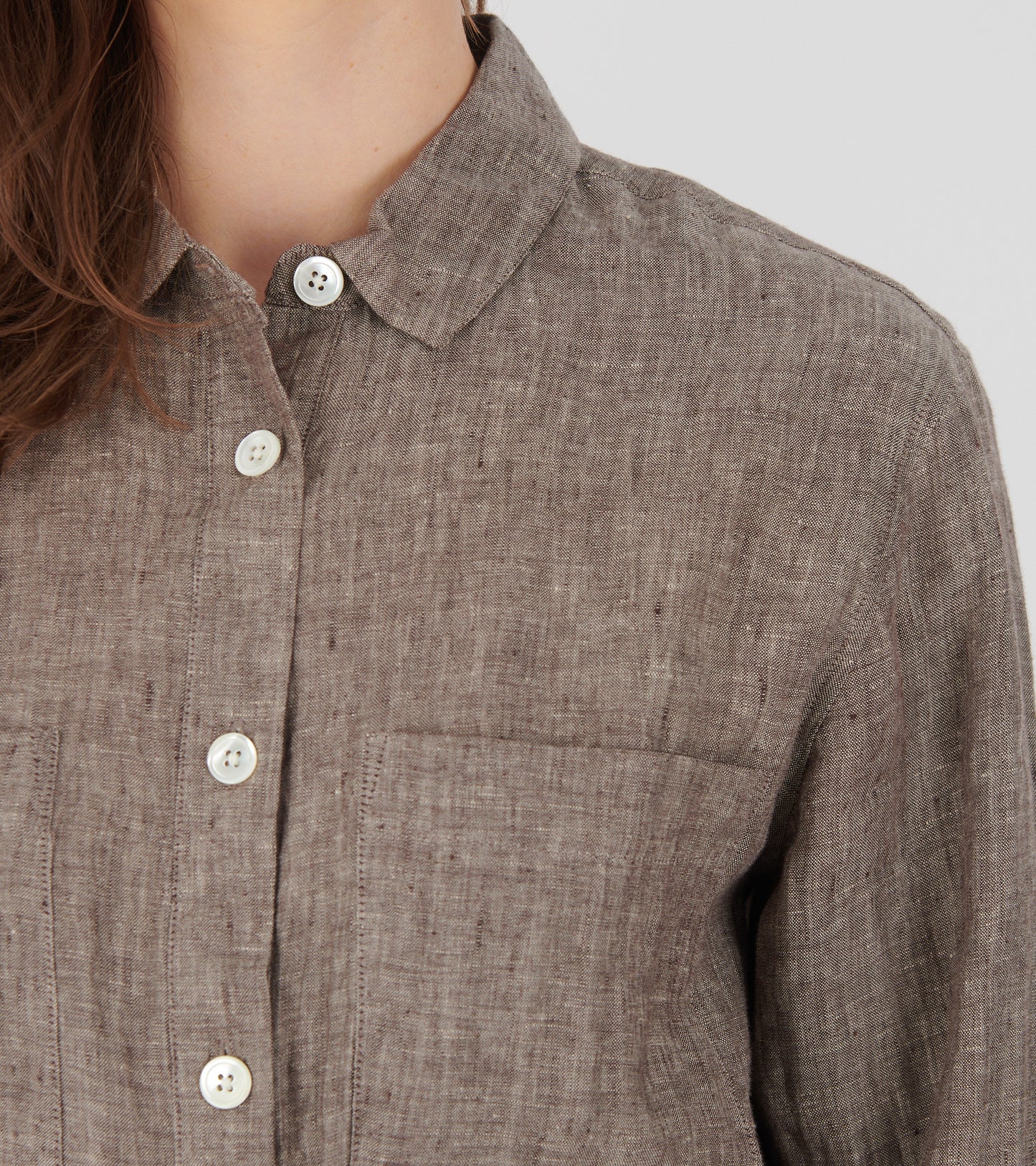 Jumpsuit Linen Brown