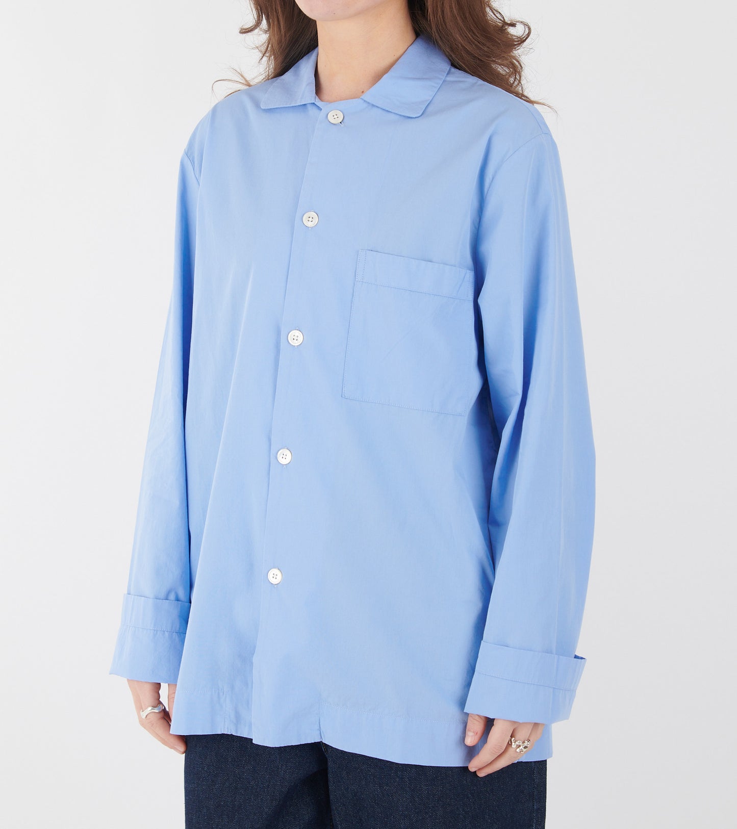 Pyjamas Shirt Cornflower Blue