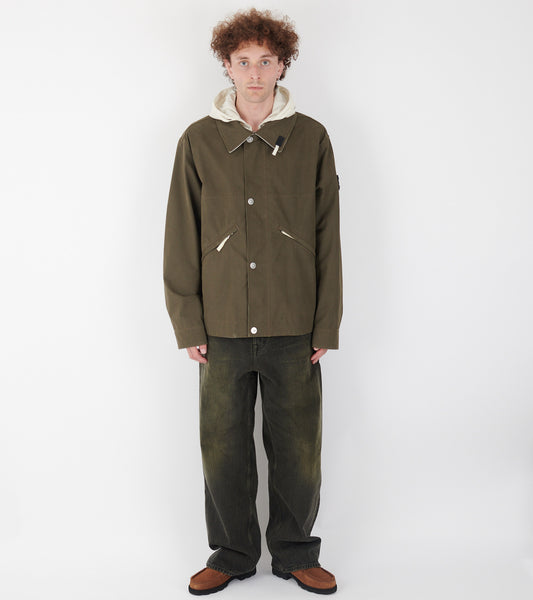 Capospalla Tela Resinata Jacket Olive Green
