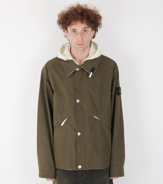 Capospalla Tela Resinata Jacket Olive Green