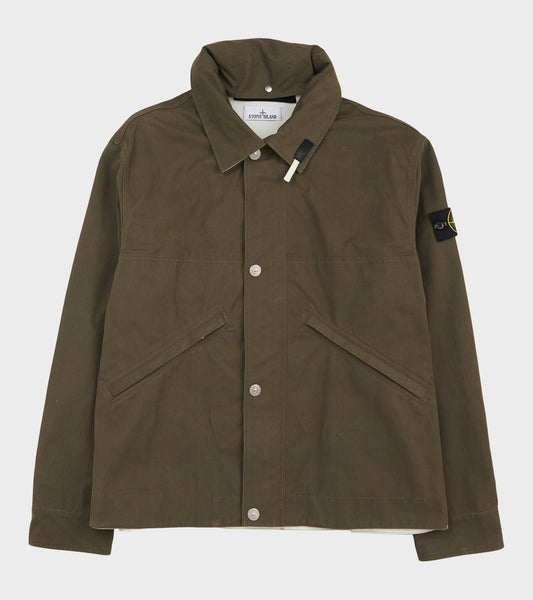 Capospalla Tela Resinata Jacket Olive Green