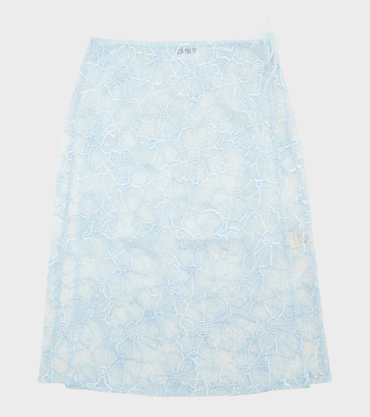 Alba Long Skirt Ice Blue