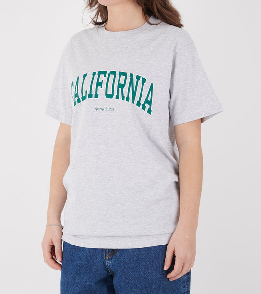 California T-shirt Heather Grey/Alpine